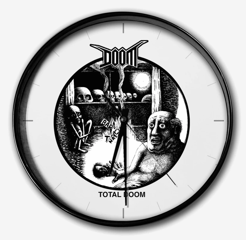 Reloj Blanco de Doom Total Doom N