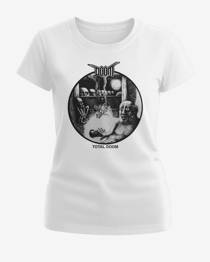 Polera de Mujer Blanco de Doom Total Doom N