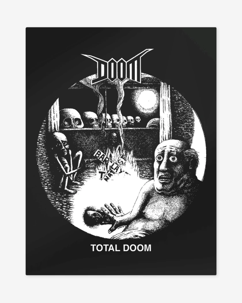 Print metalico Doom Total Doom