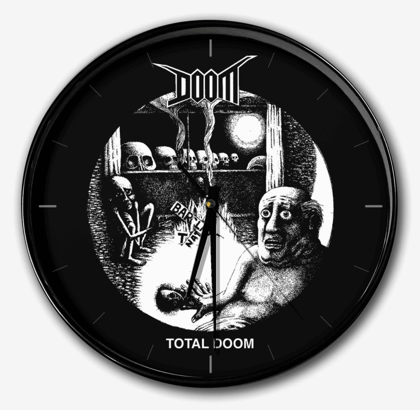 Reloj Negro de Doom Total Doom