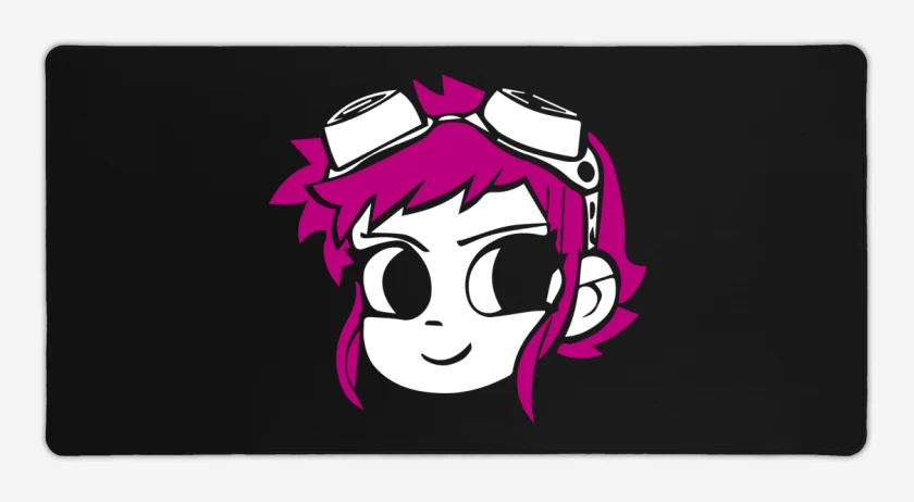 Mouse pad Gamer Negro de Ramona Flores