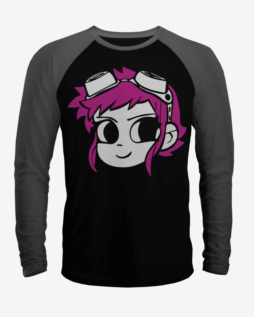 Polera Raglan Negro / Negro Heather de Ramona Flores