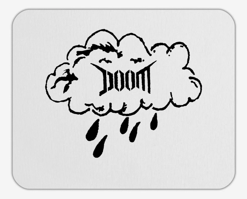 Mousepad Blanco de Doom Nube N