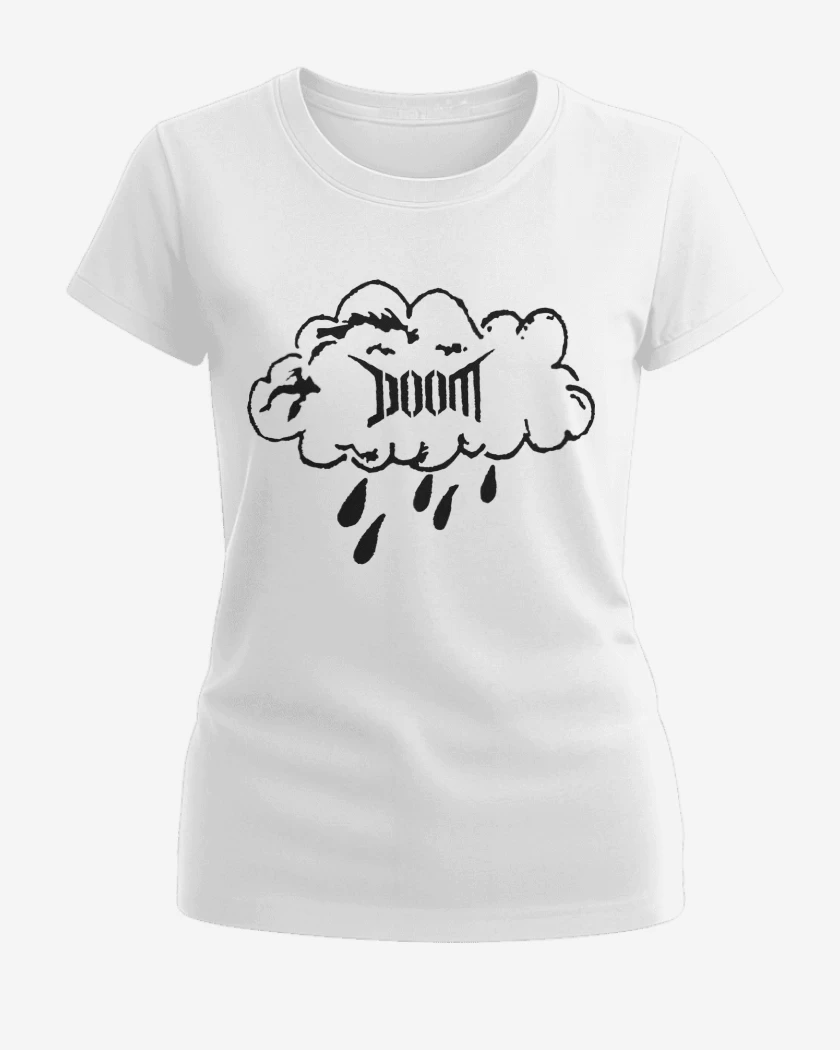 Polera de Mujer Blanco de Doom Nube N