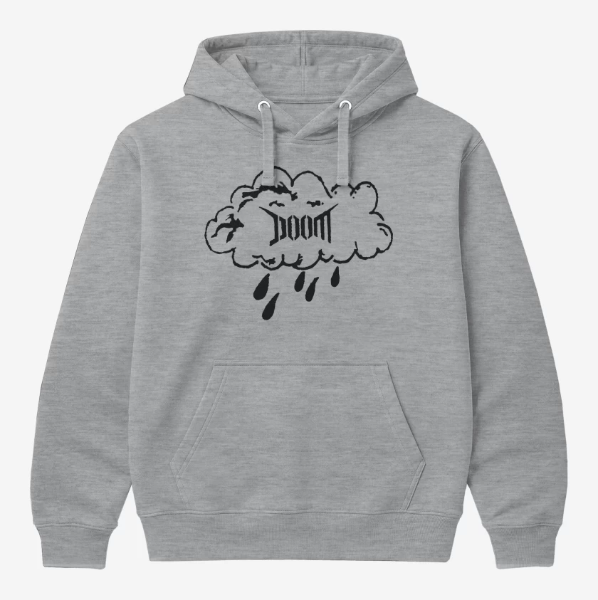 Polerón Canguro Gris Melange de Doom Nube N