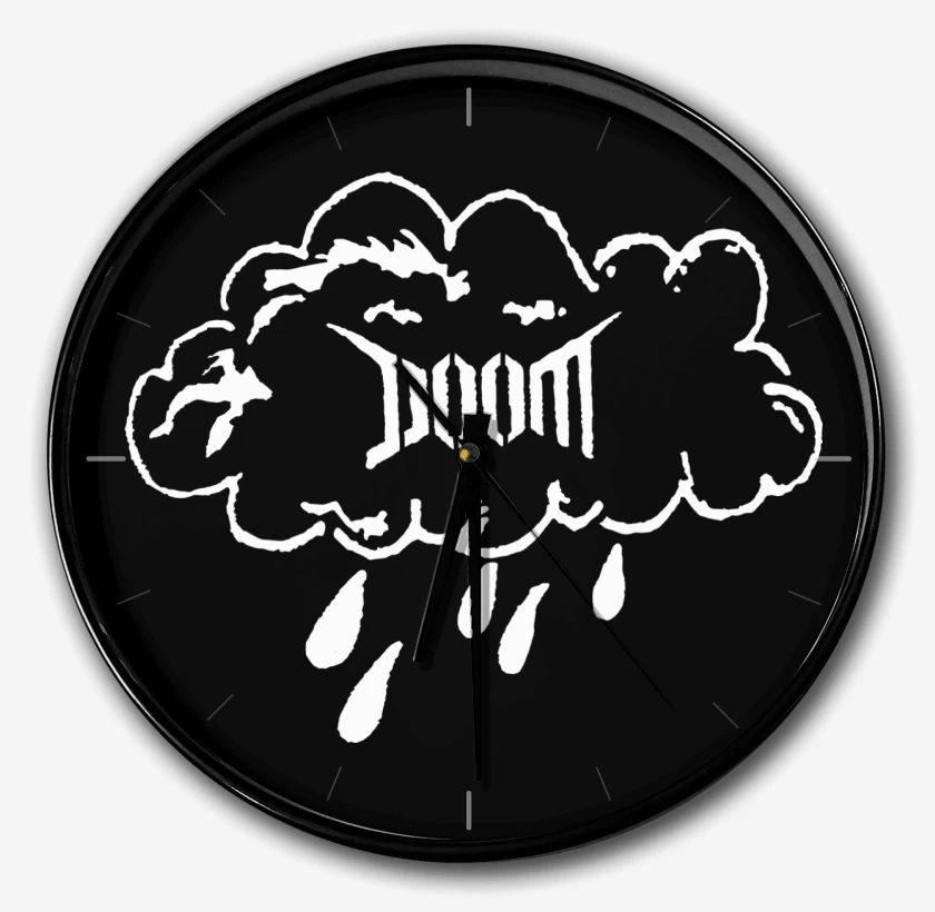 Reloj Negro de Doom Nube