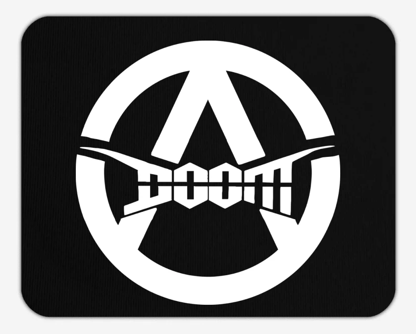 Mousepad Negro de Doom A