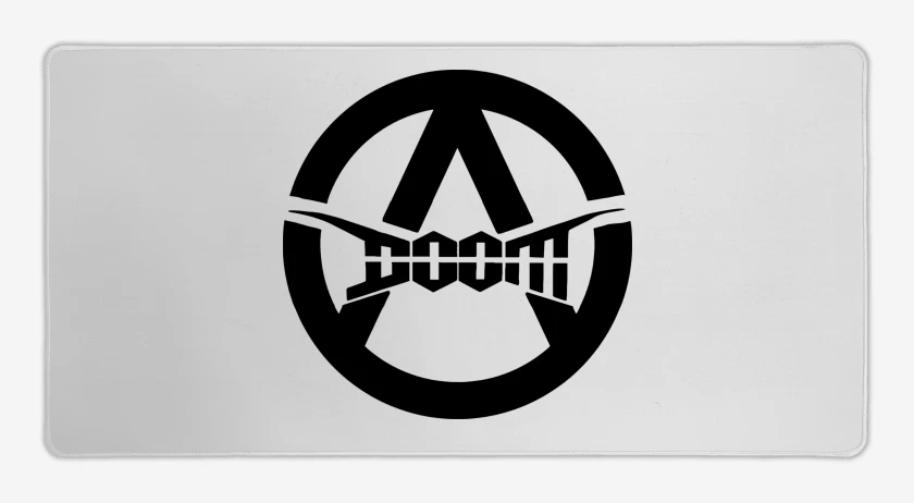 Mouse pad Gamer Blanco de Doom A N