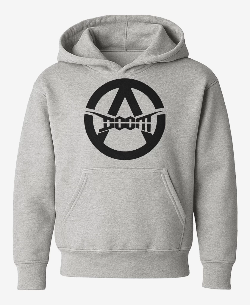 Poleron de niño Gris Melange de Doom A N