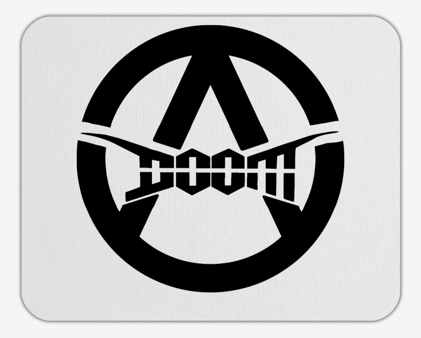 Mousepad Blanco de Doom A N