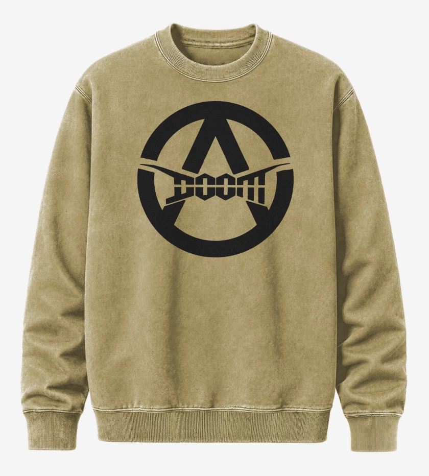 Poleron Polo Acid Wash Beige de Doom A N
