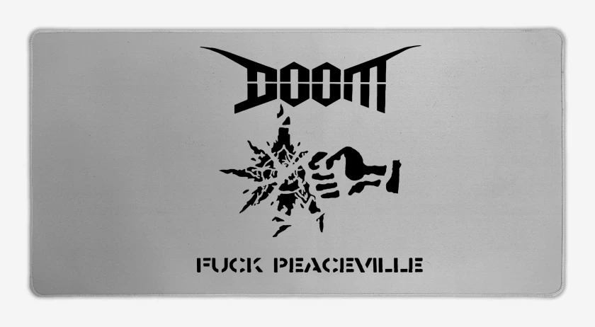 Mouse pad Gamer Doom Fuck Peaceville N