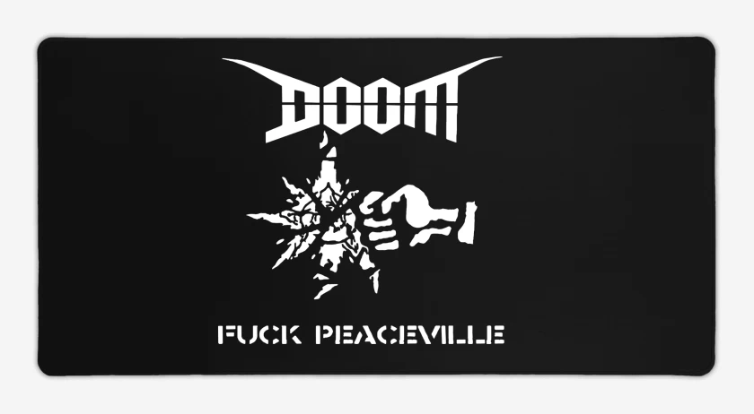 Mouse pad Gamer Doom Fuck Peaceville
