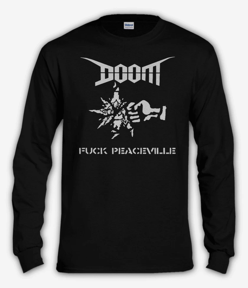 Polera manga larga Doom Fuck Peaceville