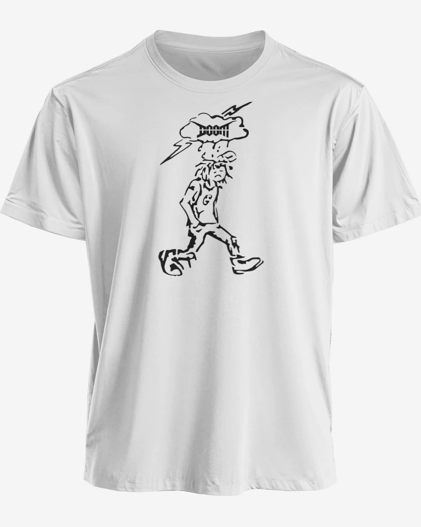 Polera premium Blanco de Doom Crust N