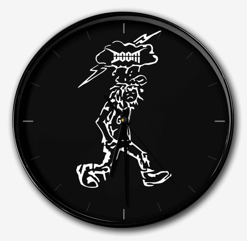 Reloj Negro de Doom Crust