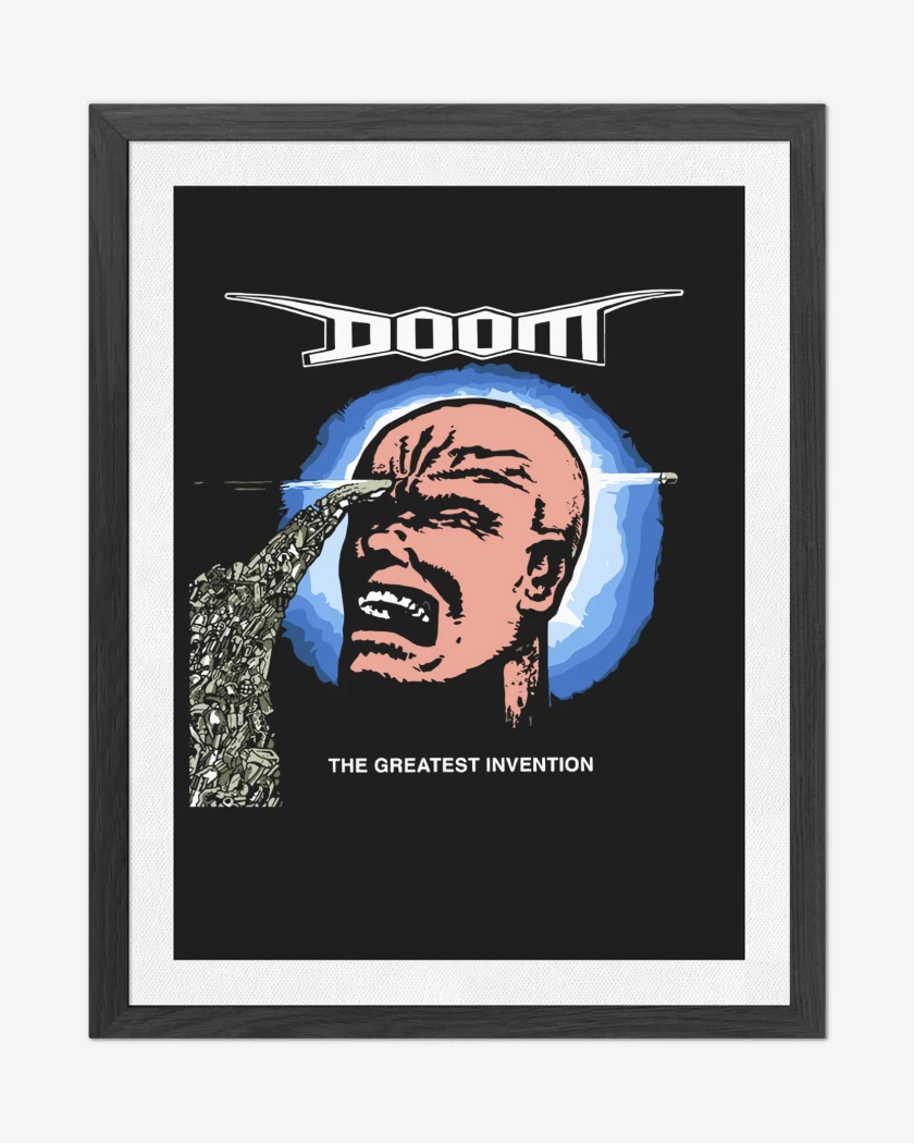 Cuadro decorativo Negro de Doom The Greatest Invention