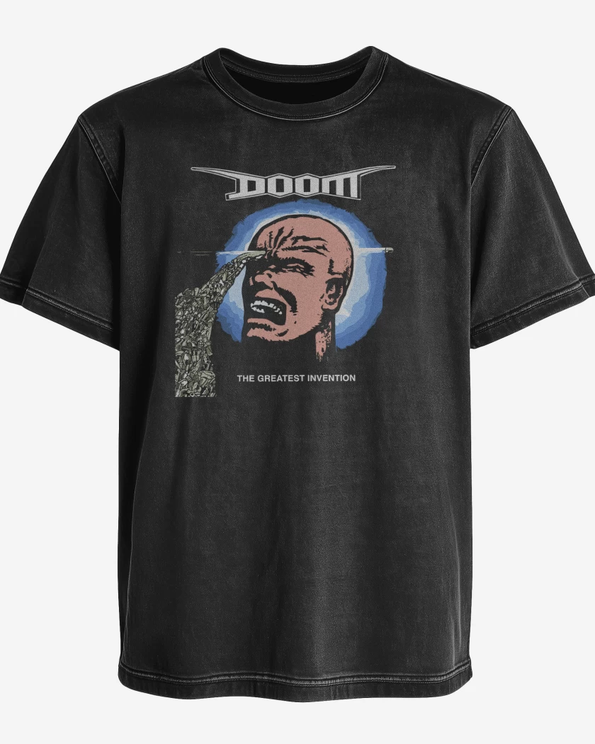 Polera desgastada Doom The Greatest Invention
