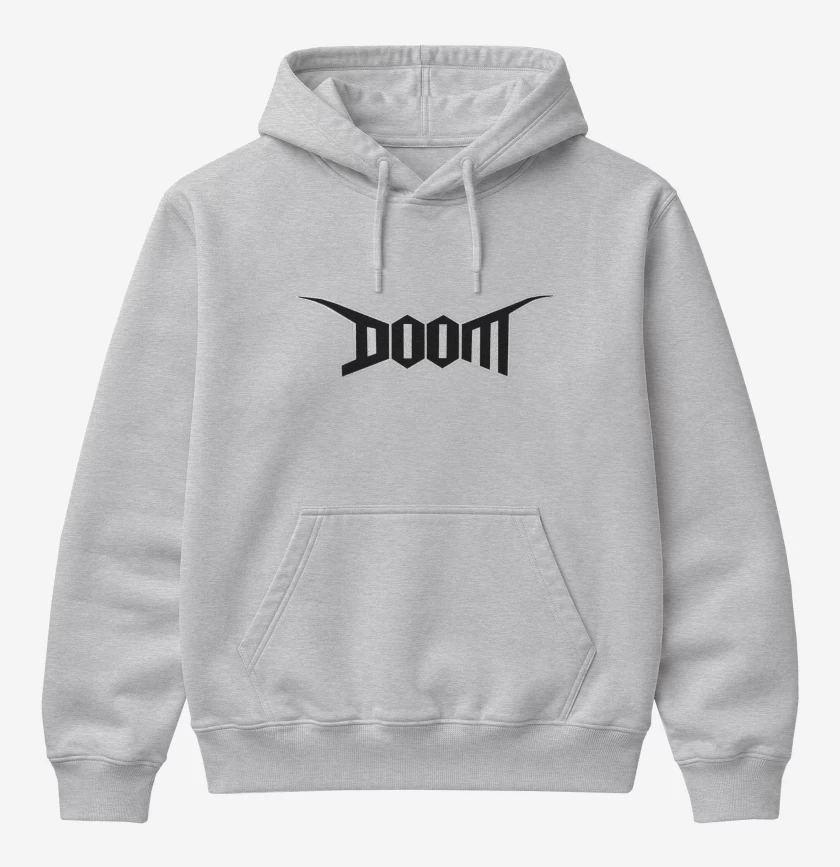 Poleron Canguro básico Doom Logo