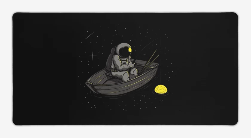 Mouse pad Gamer Astronauta pescando