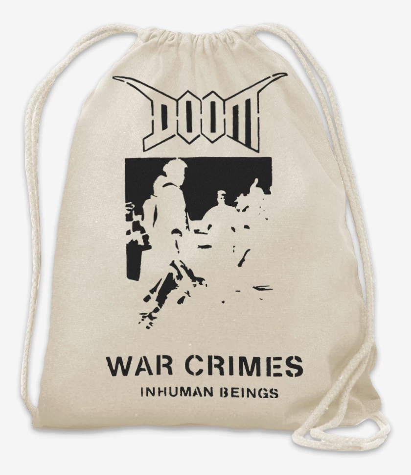 Mochila Blanco de Doom War Crimes N
