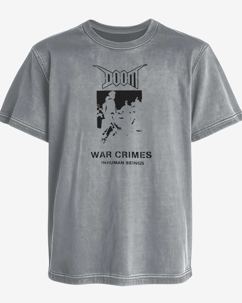 Polera desgastada Doom War Crimes N
