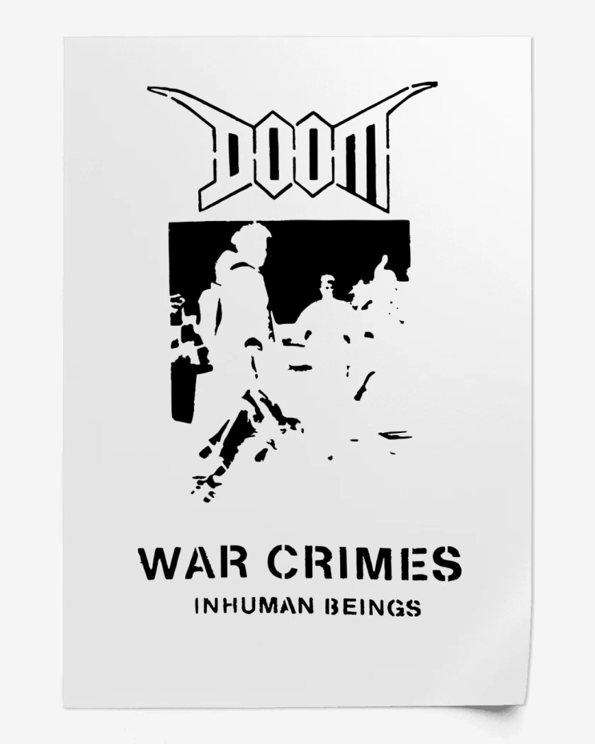 Print Doom War Crimes N