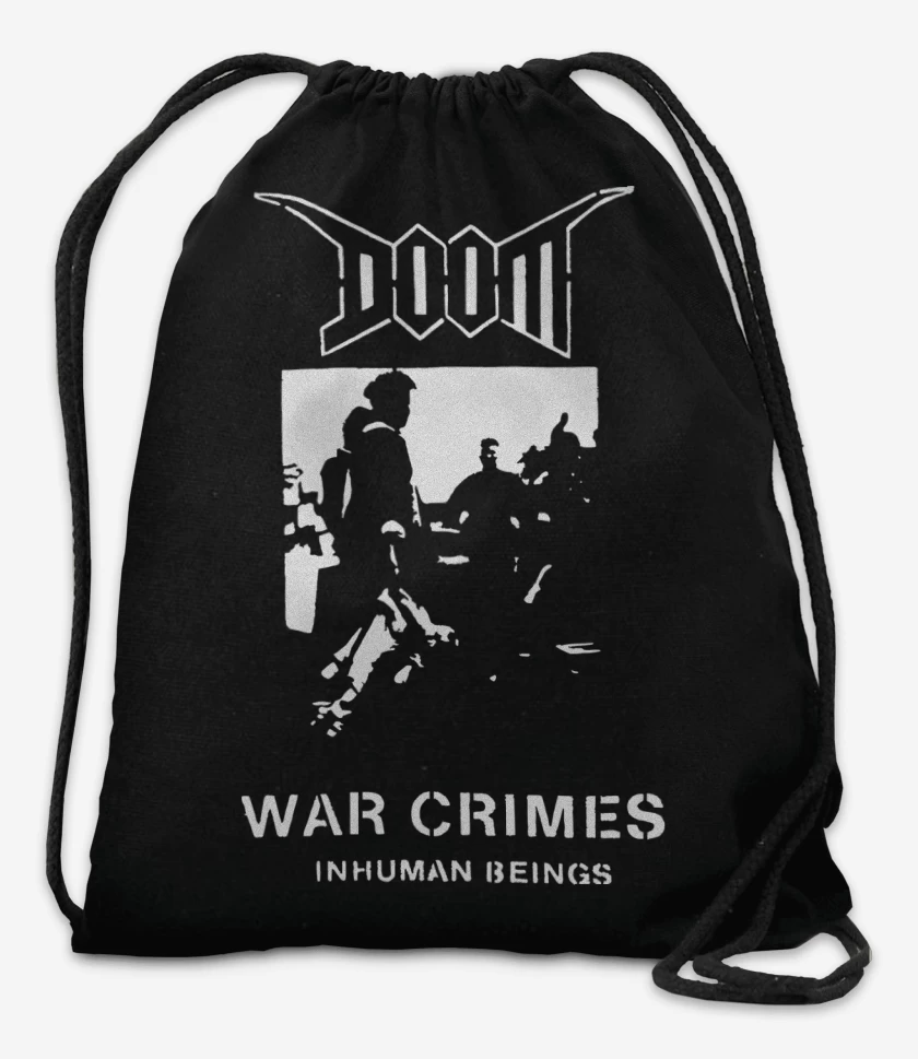 Mochila Negro de Doom War Crimes