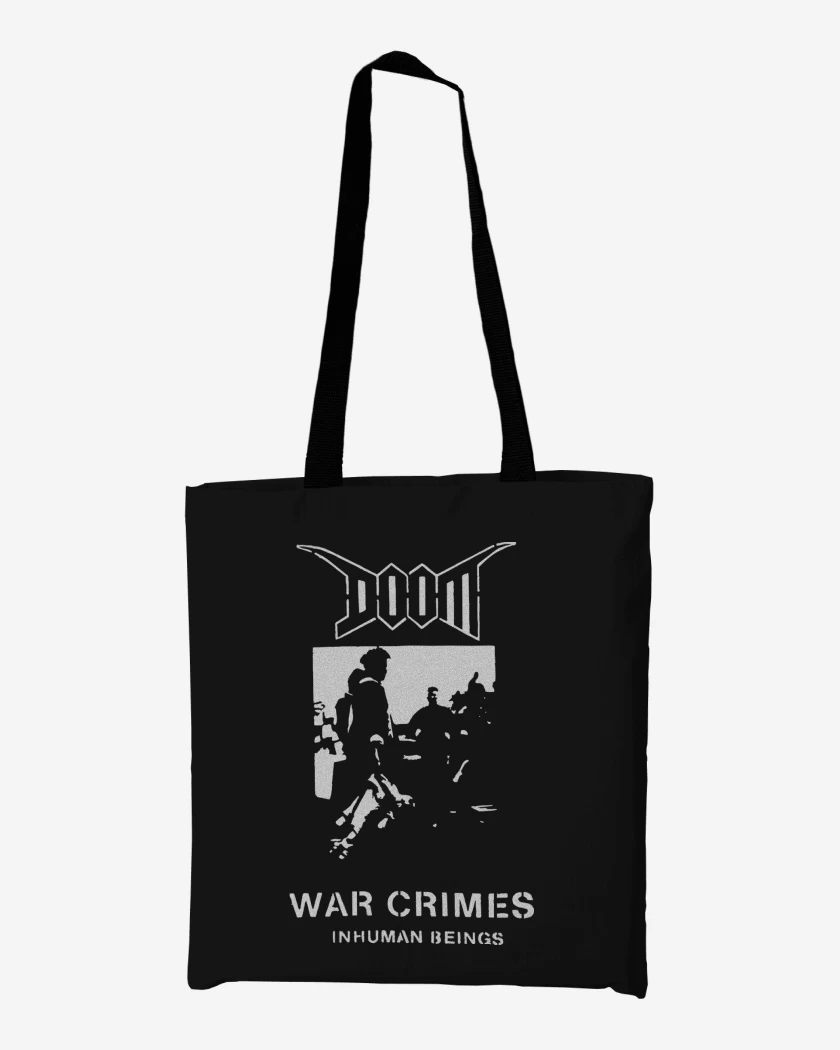 Totebag Doom War Crimes