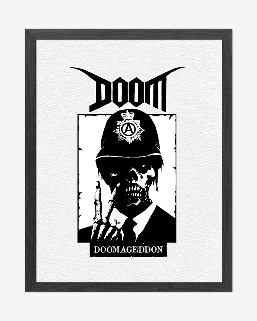 Cuadro decorativo Blanco de Doom Doomageddon N