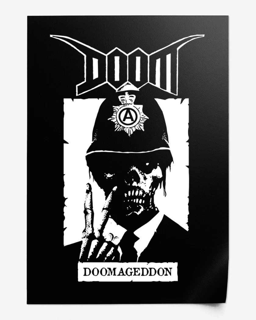 Print Negro de Doom Doomageddon