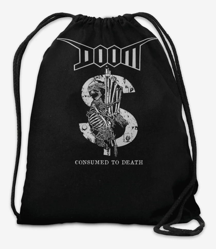 Mochila Negro de Doom Consumed to Death
