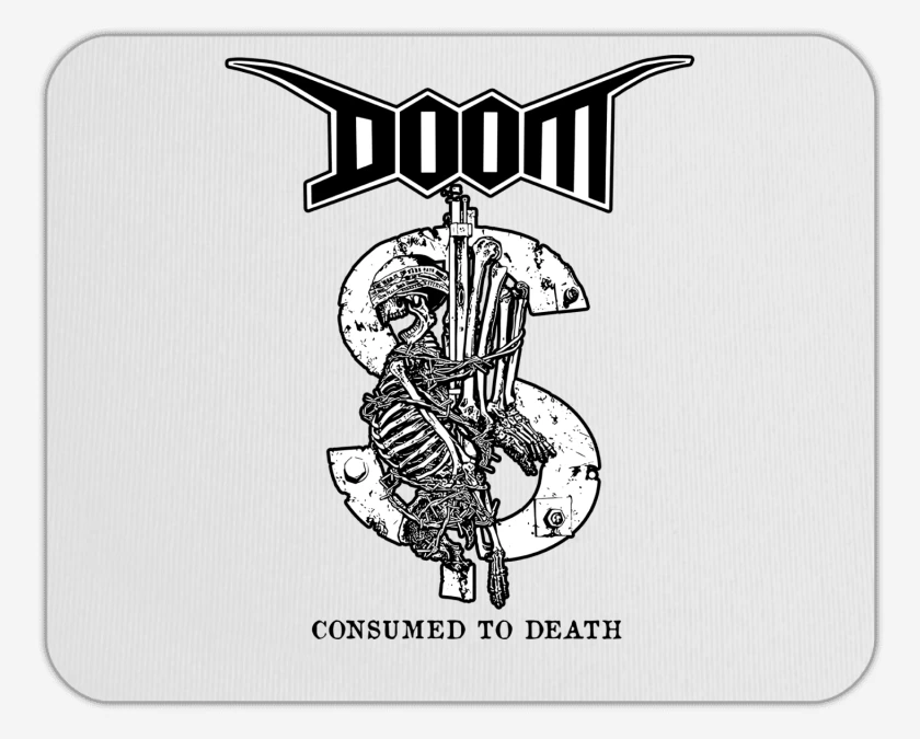 Mousepad Blanco de Doom Consumed to Death B