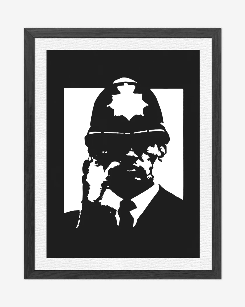 Cuadro decorativo Negro de Doom Police Bastard