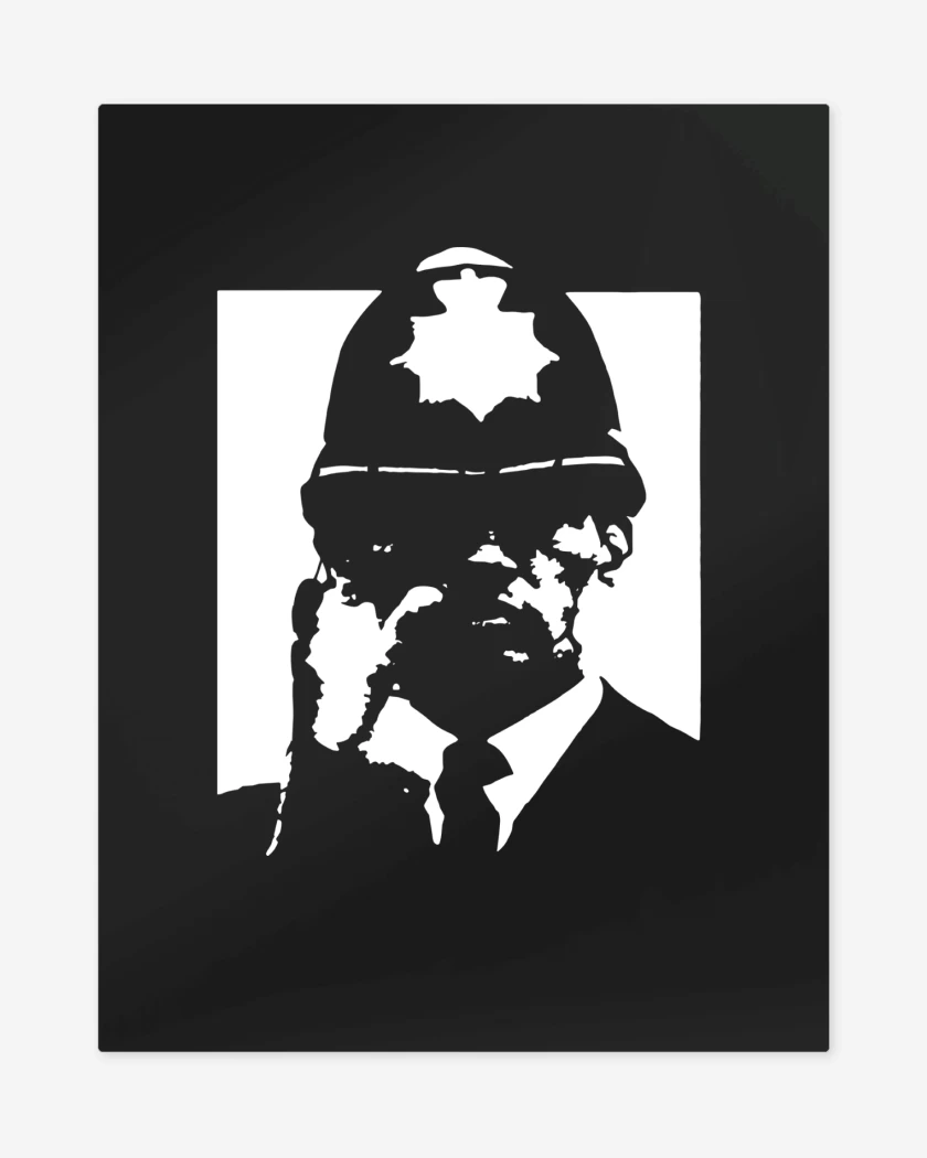 Print metalico Doom Police Bastard