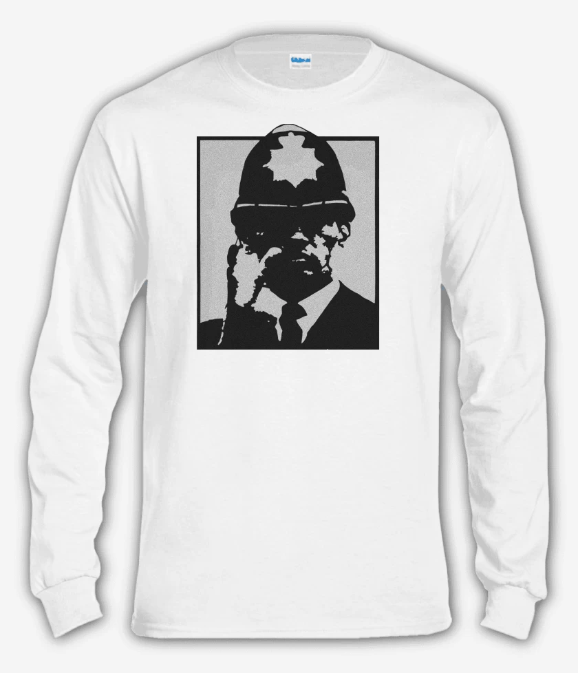 Polera manga larga Police Bastard Doom
