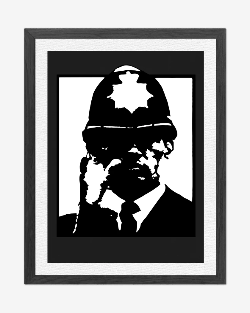 Cuadro decorativo Negro de Police Bastard Doom