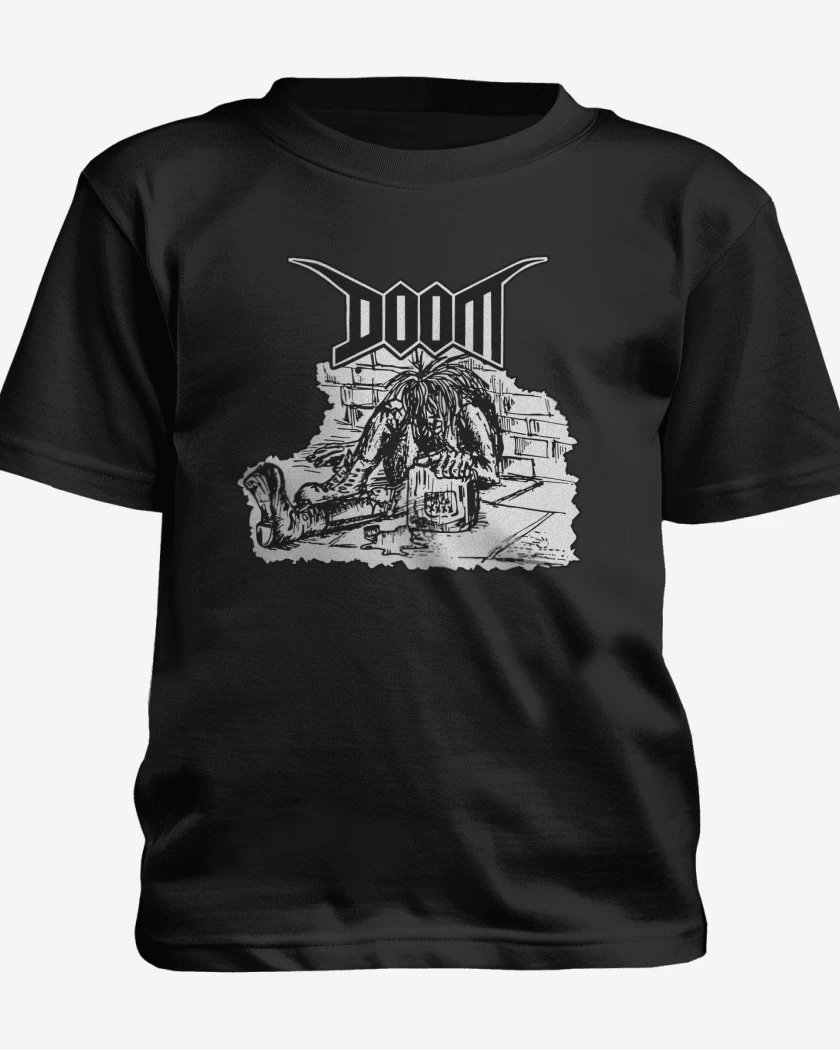 Polera de niño Negro de Doom Crsut II