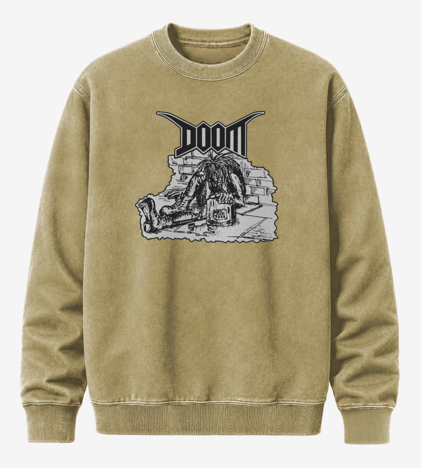 Poleron Polo Acid Wash Beige de Doom Crsut II