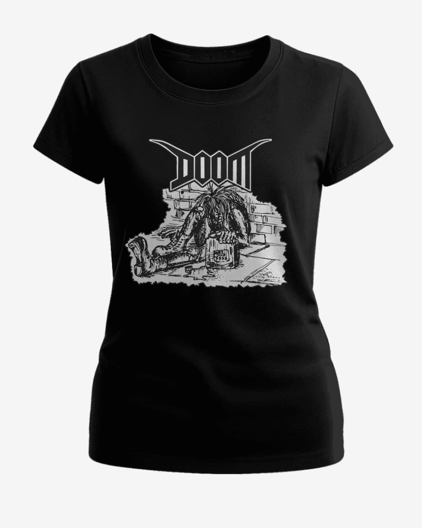 Polera de Mujer Negro de Doom Crsut II