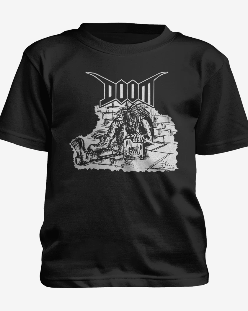 Polera de niño Negro de Doom Crust II
