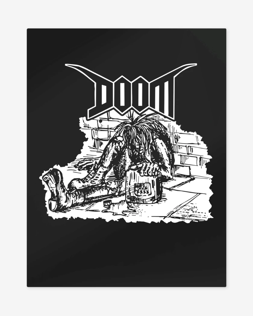 Print metalico Doom Crust II