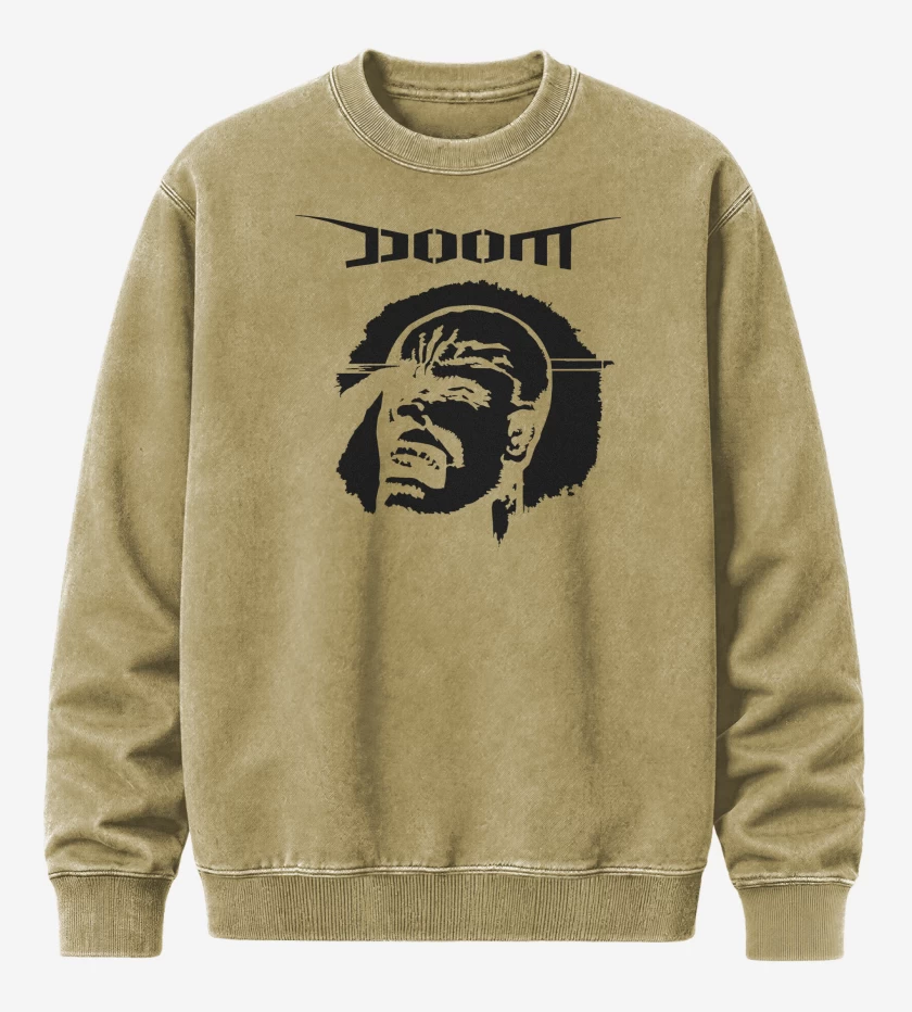 Poleron Polo Acid Wash Beige de Doom The Greatest 