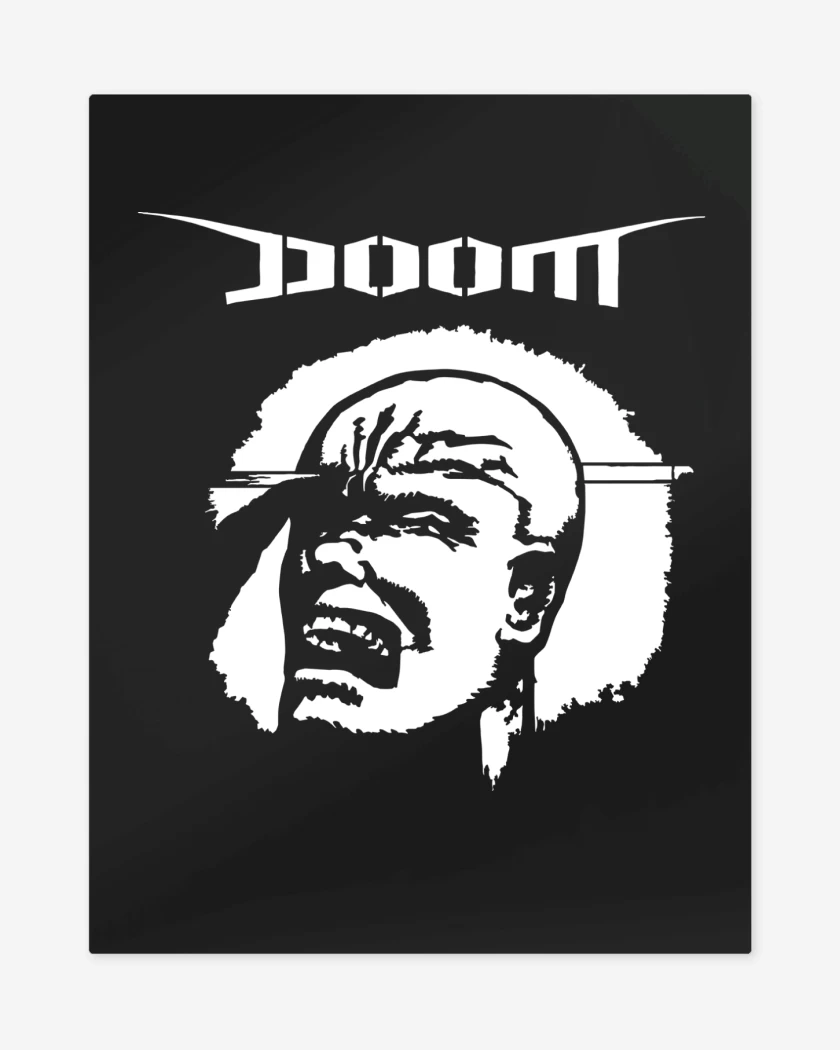 Print metalico Negro de Doom The Greatest Inv