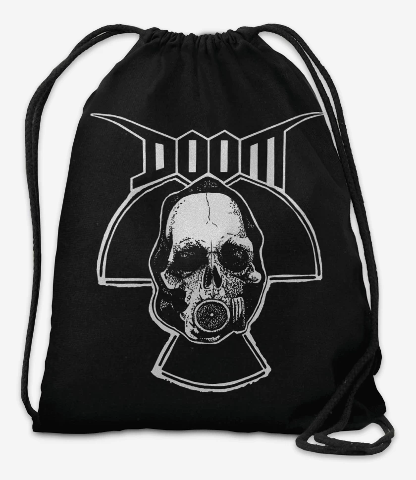 Mochila Negro de Doom Calavera N