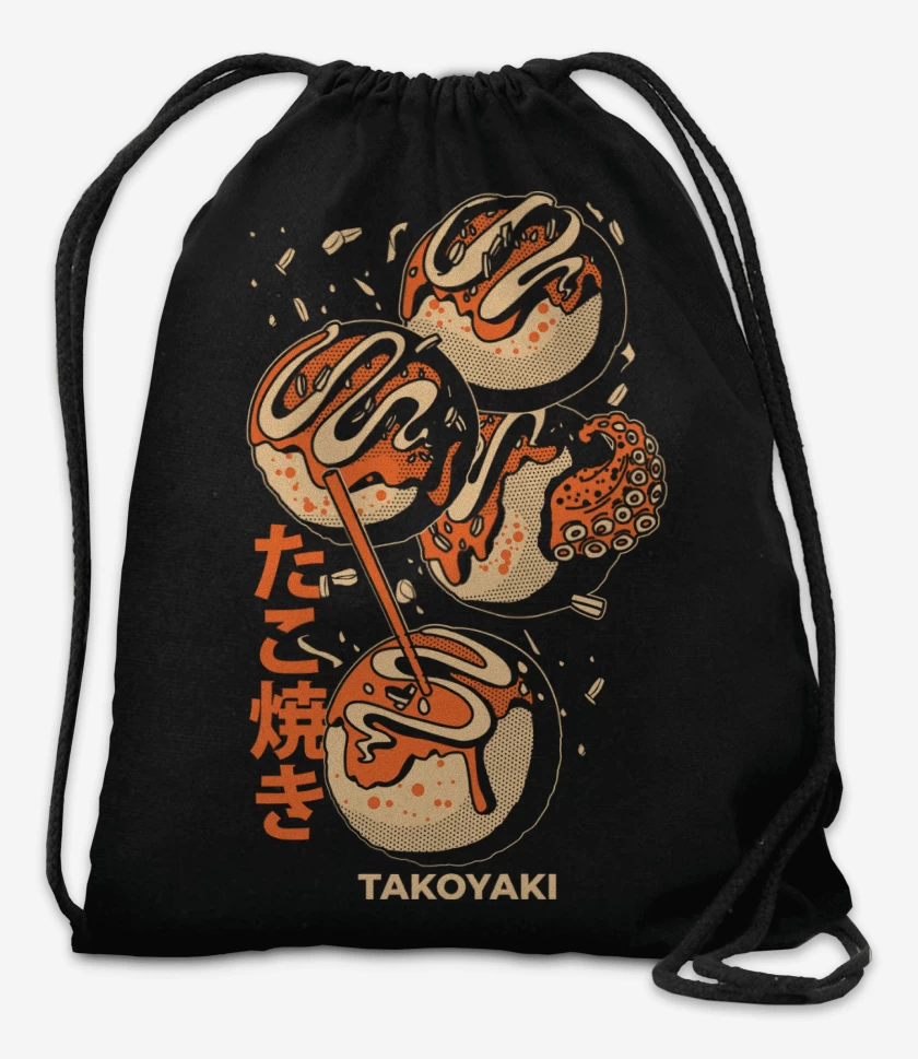 Mochila Negro de TakoYaki