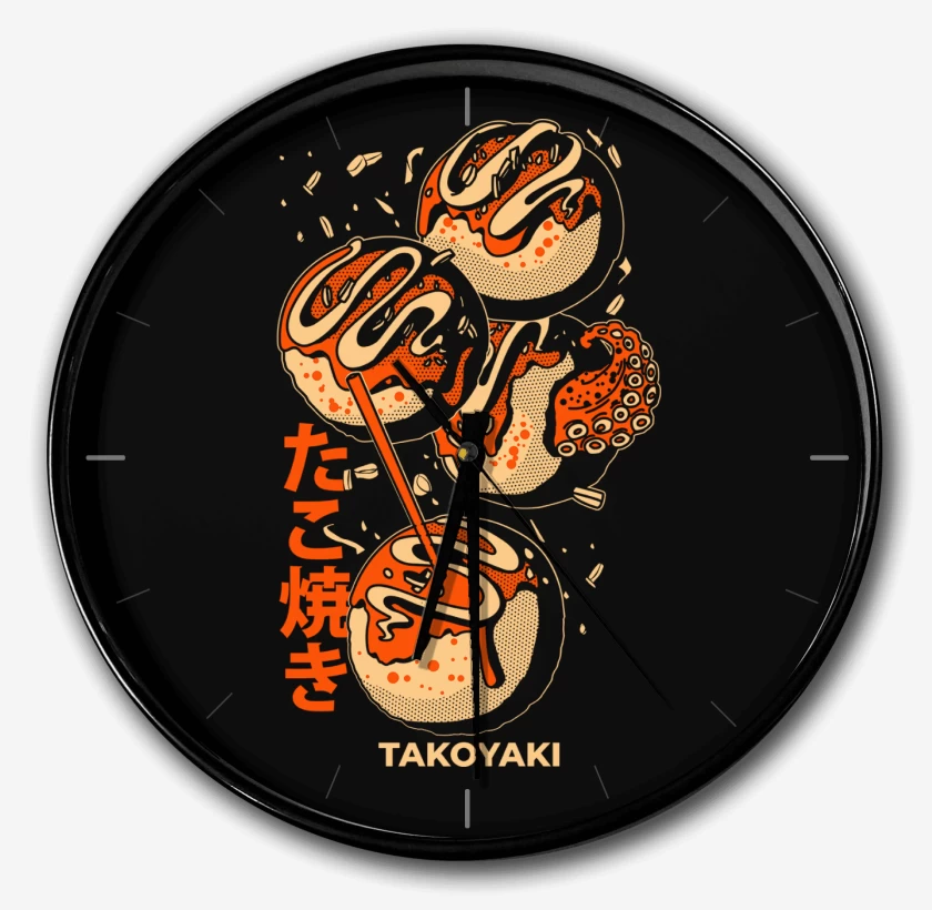 Reloj Negro de TakoYaki