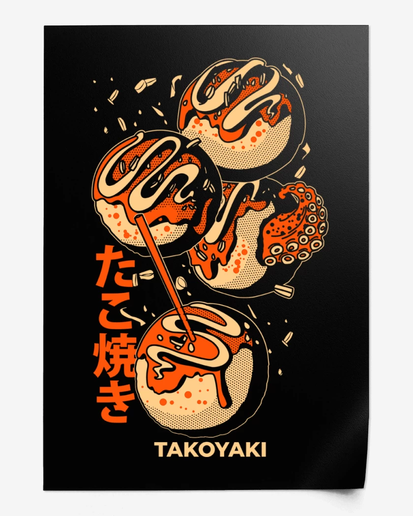 Print Negro de TakoYaki