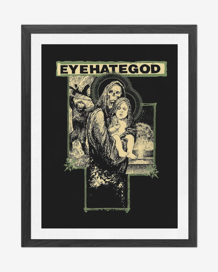 Cuadro decorativo Negro de Eyehategod Virgen