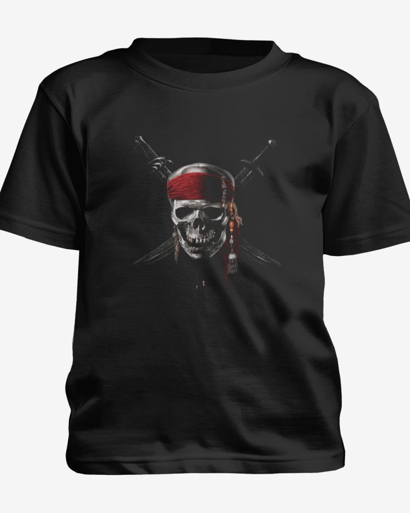 Polera de niño Negro de Piratas del caribe